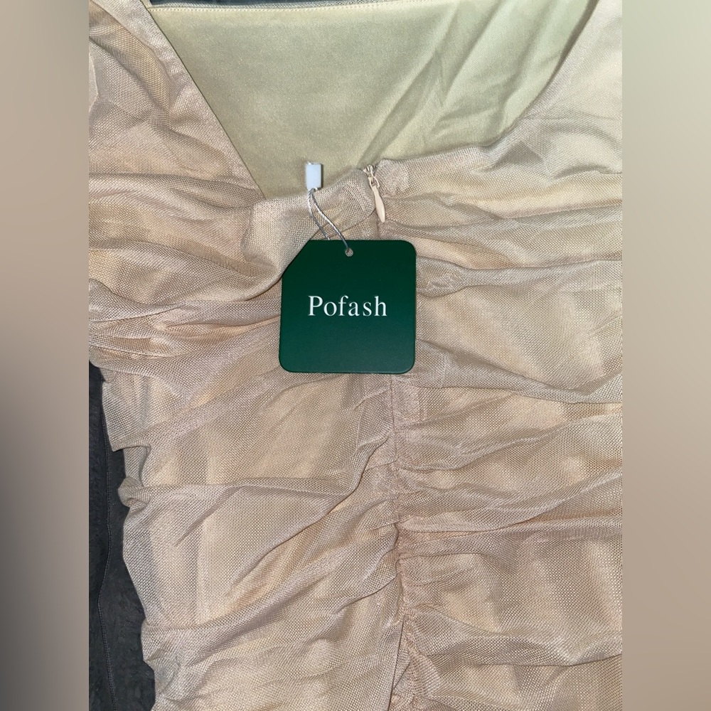 Nude mini dress - Picture 3 of 3